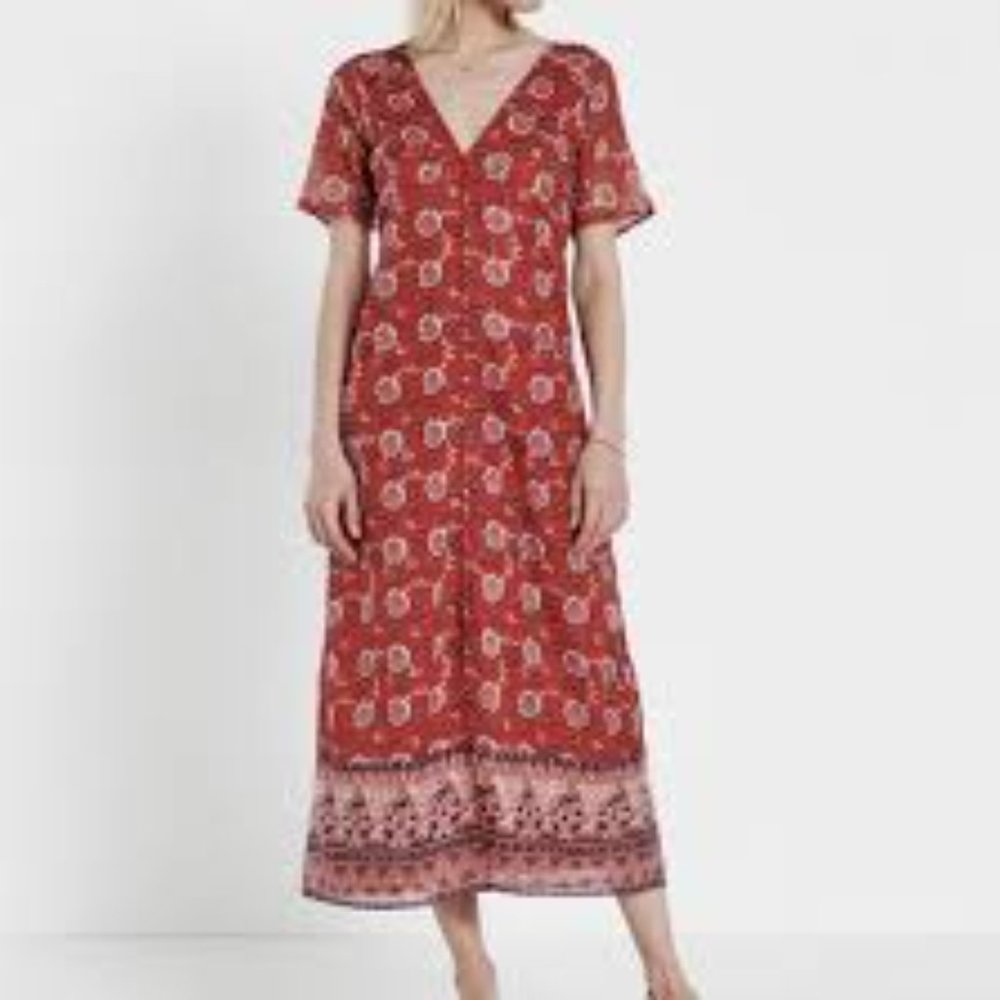 NWT - Louise Misha X Lucky Brand Boho Maxi Dress